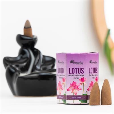 Lotus Geri Akış Konik Tütsü