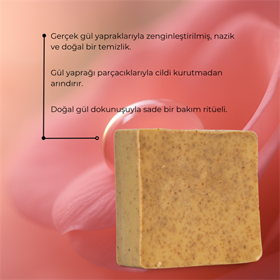 Doğal Gül Sabunu 120gr