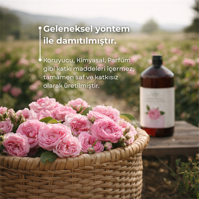 Doğal Yağlı Gül Suyu 500ml