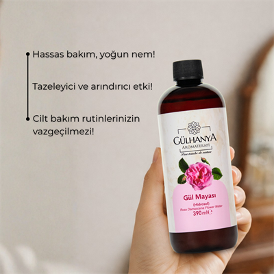 Gül Mayası 390ml (Yoğun Gül Yağlı Gül Suyu Sıkılaştırıcı, Aydınlatıcı ve Arındırıcı Tonik)