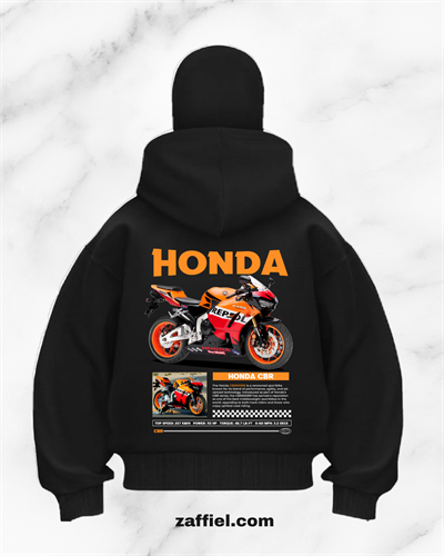 HONDA CBR600RR MOTORCU ZİP HOODİE