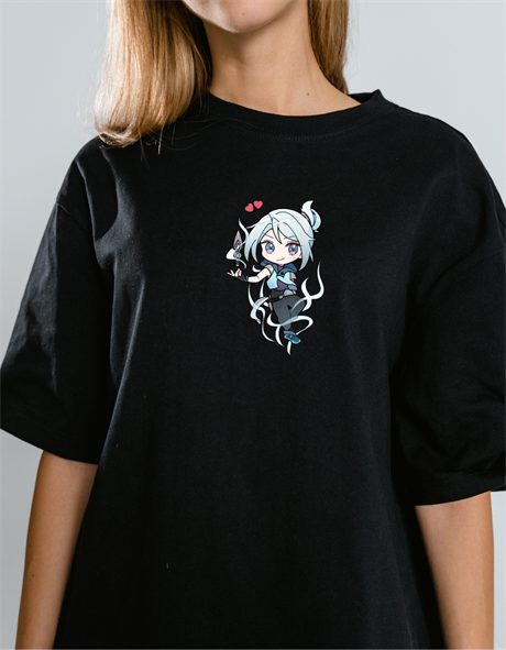 Valorant Jett Baskılı Oversize Tshirt