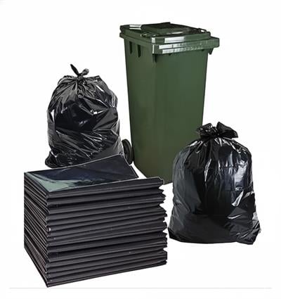 Dökme Çöp Torbası Jumbo Boy 80 cm x 110 cm Siyah 25 kg