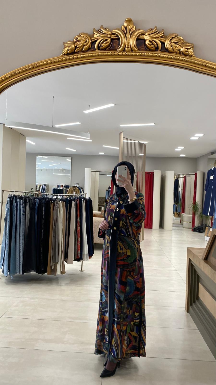 37510 MİSSWHENCE FERMUAR DETAYLI GOLD DÜĞMELİ PARDESÜ