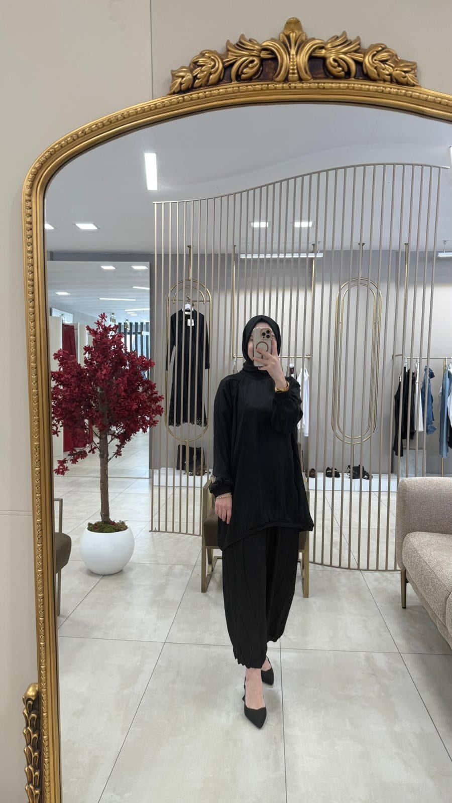 MİSSWHENCE ŞALVARLI TAKIM SİYAH