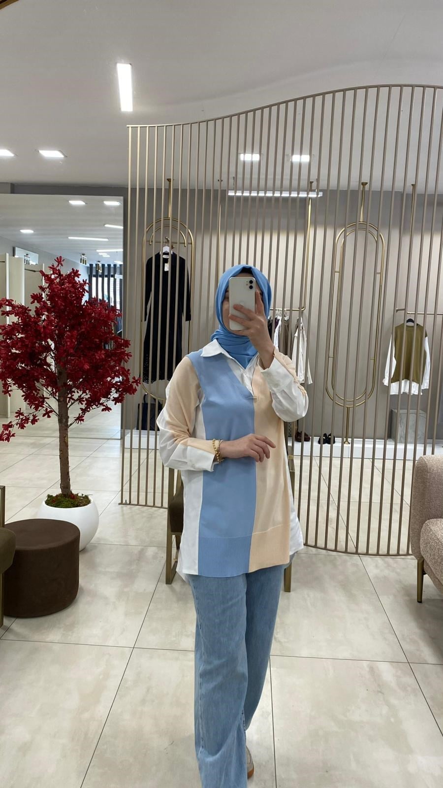 TIĞ TRİKO İKİ RENKLİ GÖMELK