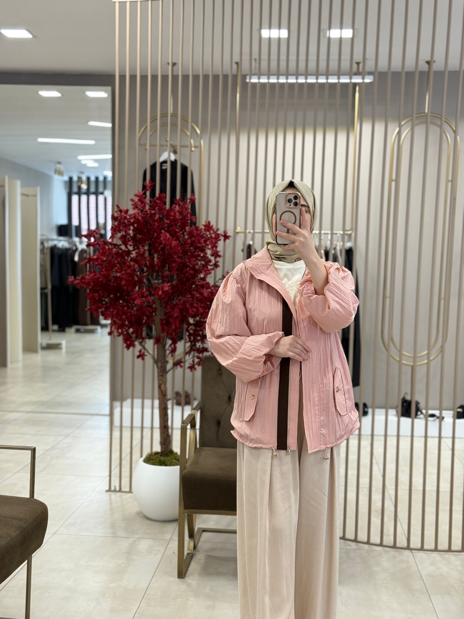 VENÖVE LİOR CEKET PEMBE