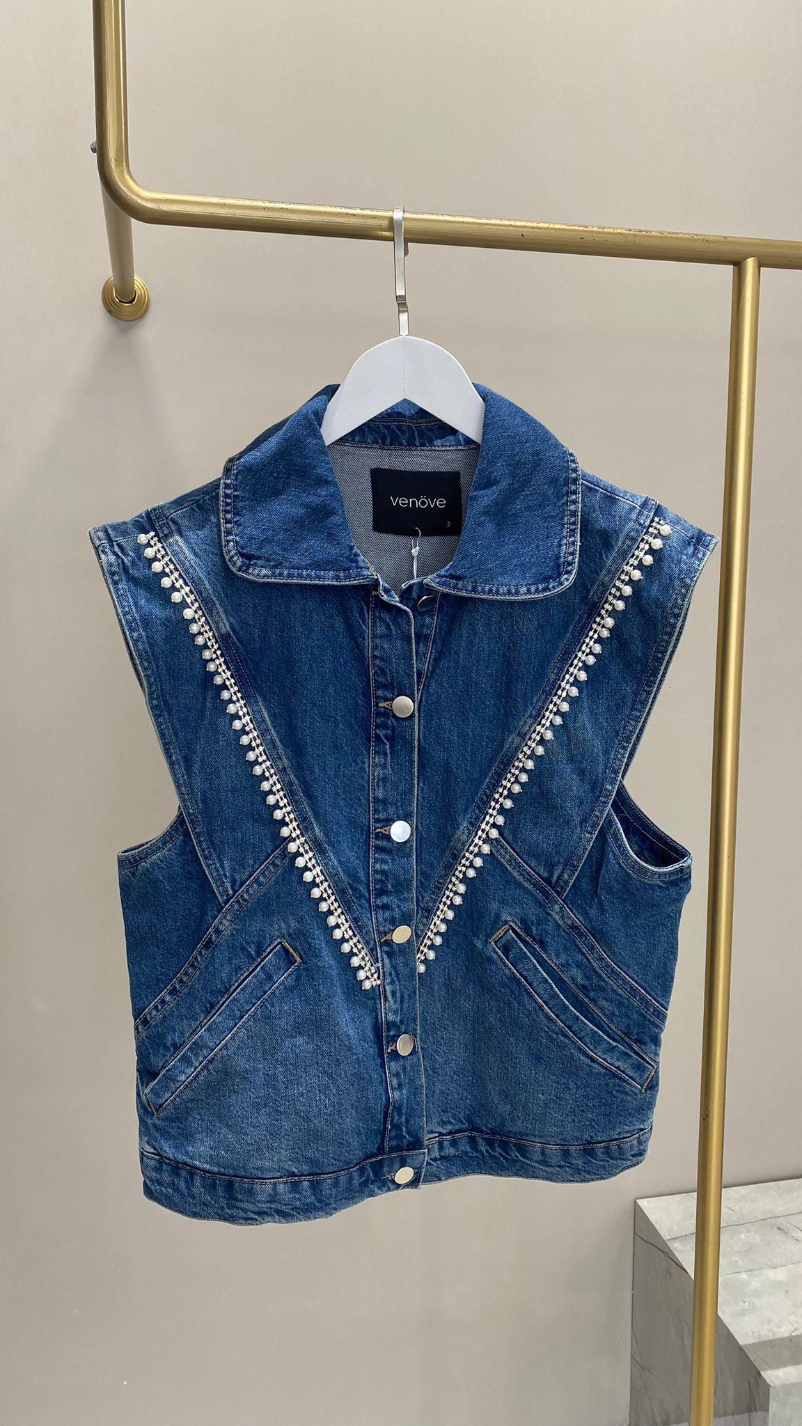 VENÖVE MAVİ FİONA YELEK 