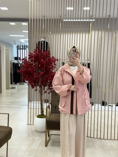 VENÖVE LİOR CEKET PEMBE