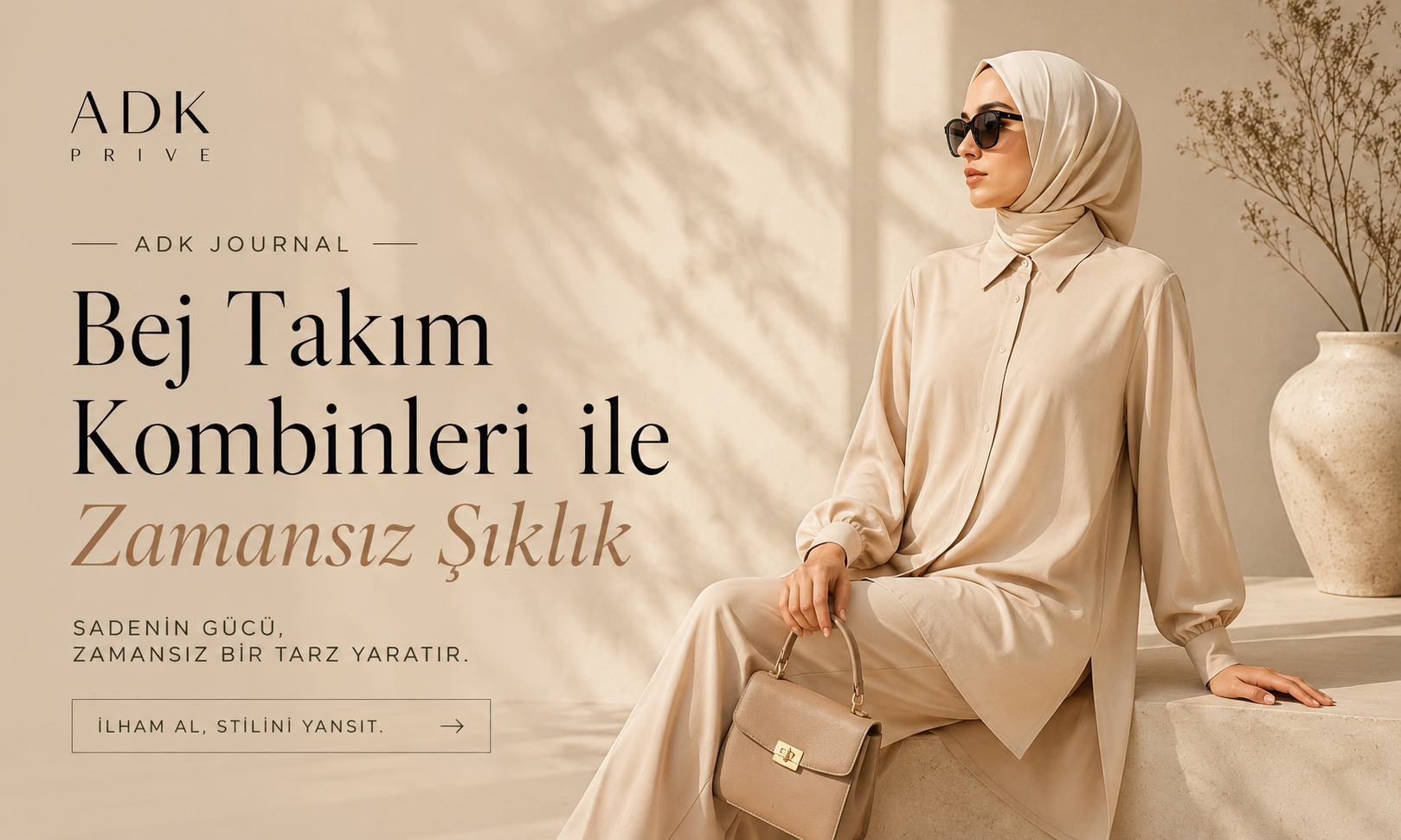 Bej Takım Kombinleri ile Zamansız Şıklık 🌸