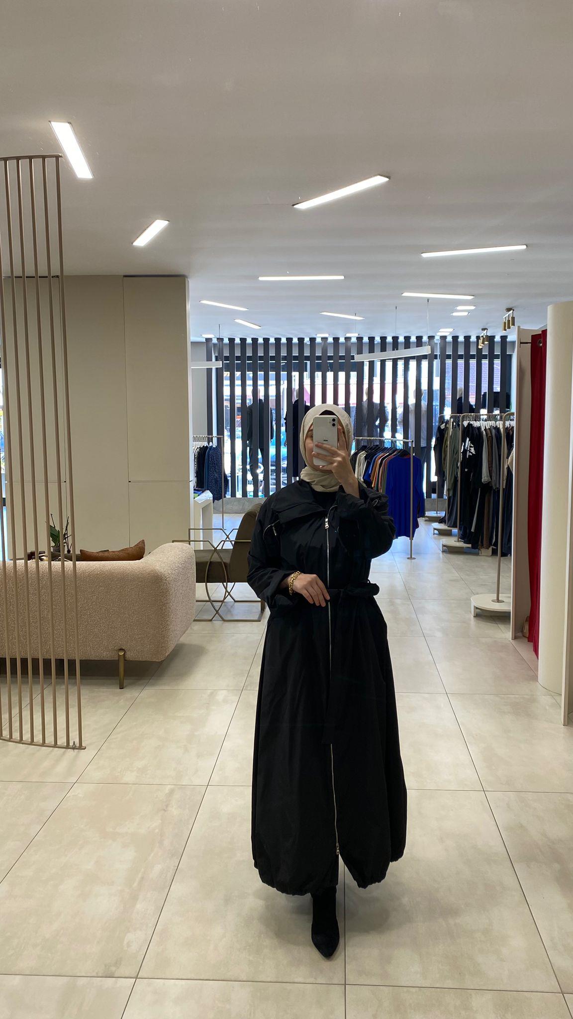 38506 MİSSWHENCE NERVÜR DETAYLI PARDESÜ