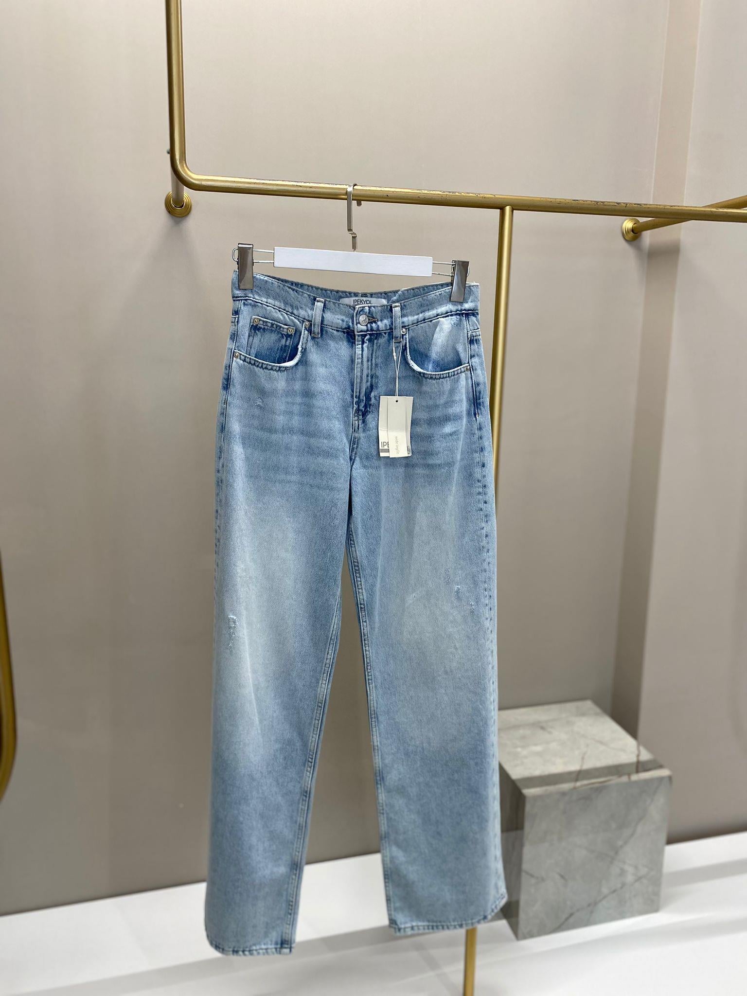 İPEKYOL BOL PAÇA MAVİ JEAN