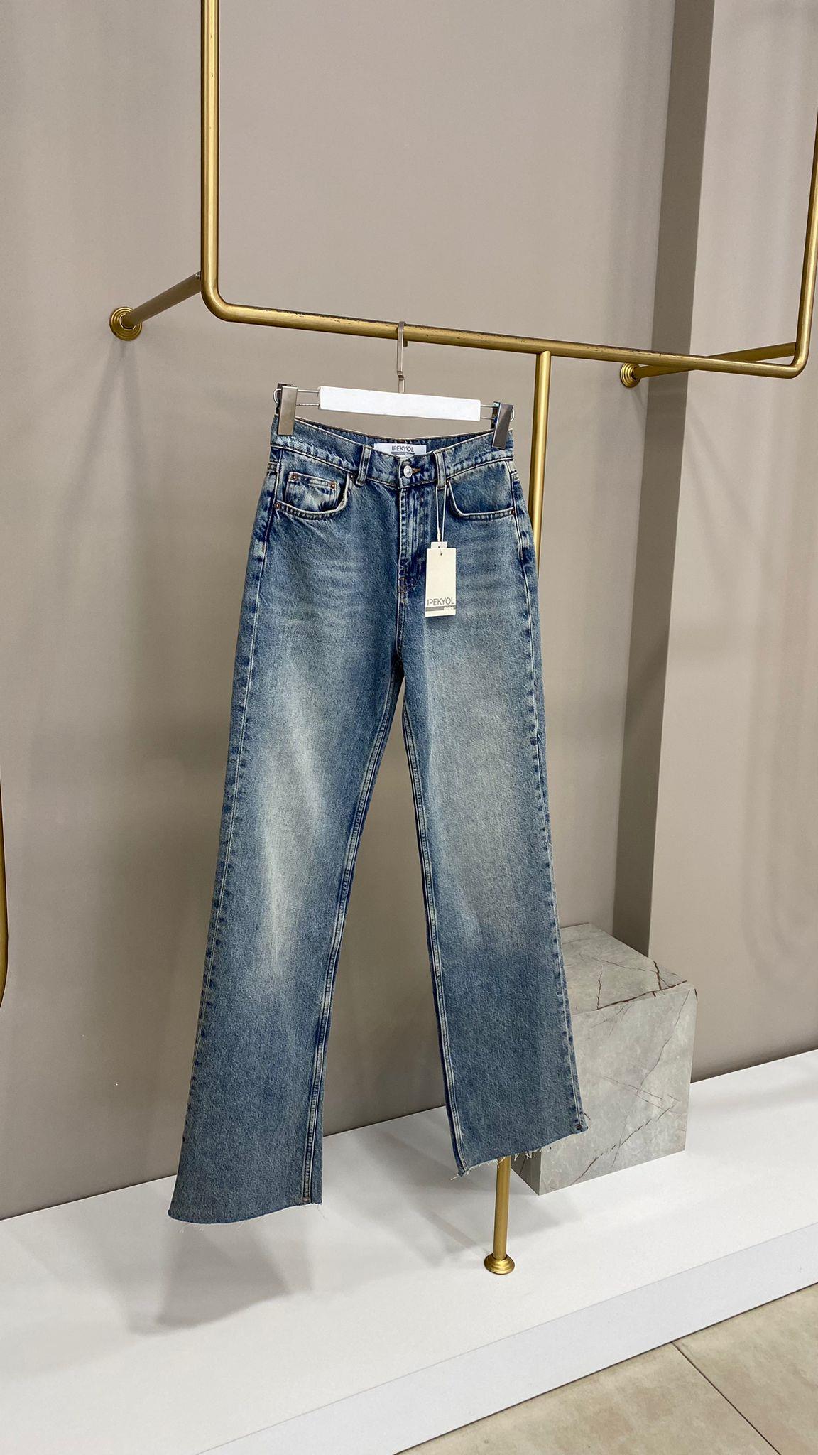 İPEKYOL WİDE LEG JEAN PANTOLON İNDİGO