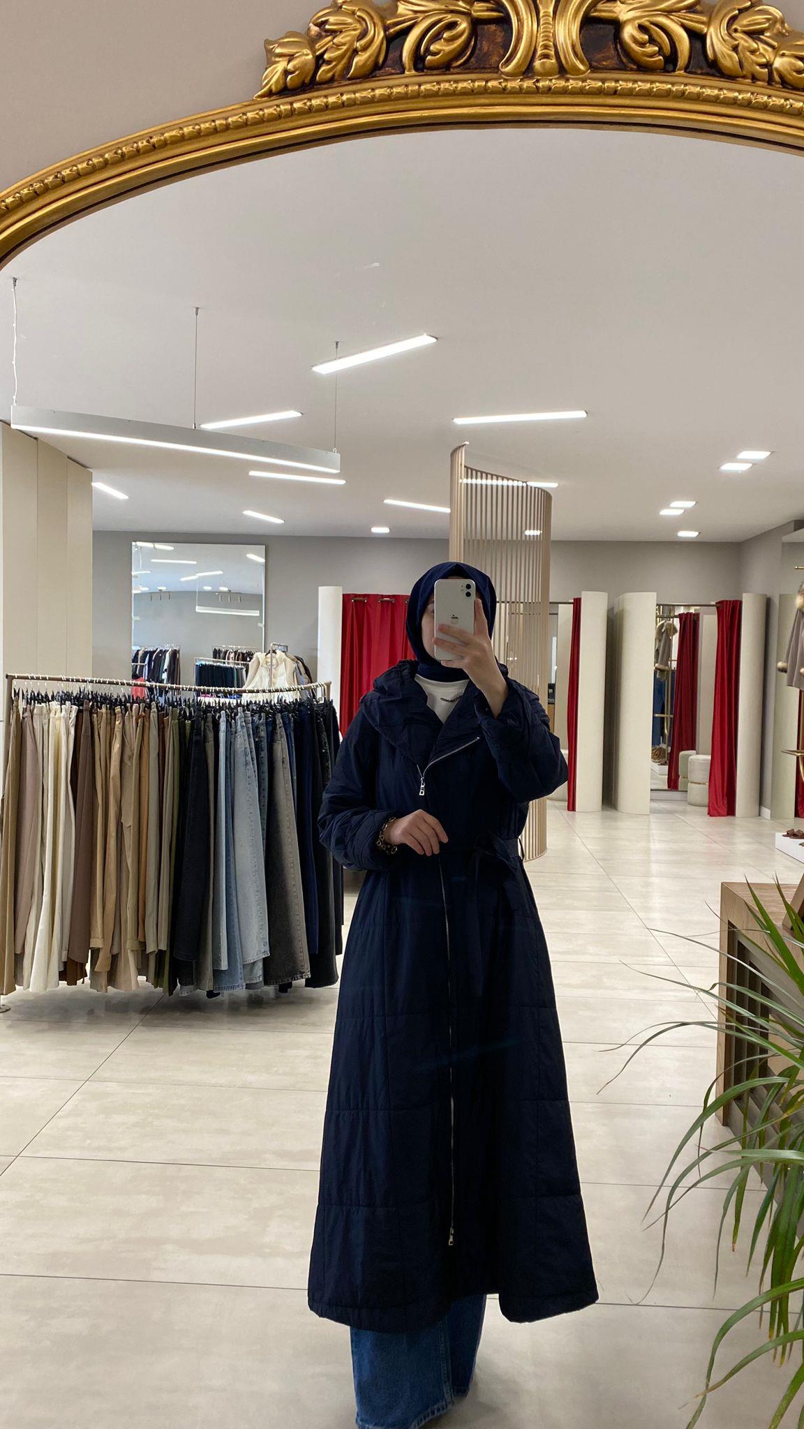 MİSSWHENCE LACİVERT PARDESÜ