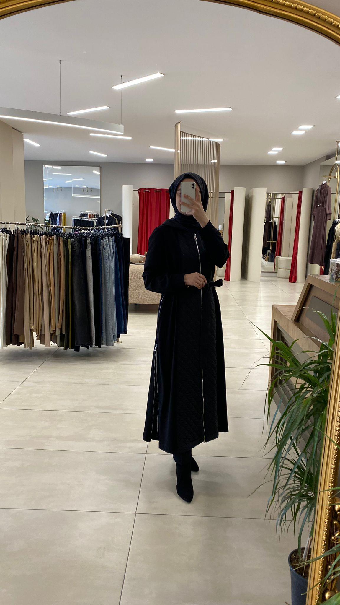 MİSSWHENCE SİYAH FERMUAR DETAYLI KAP