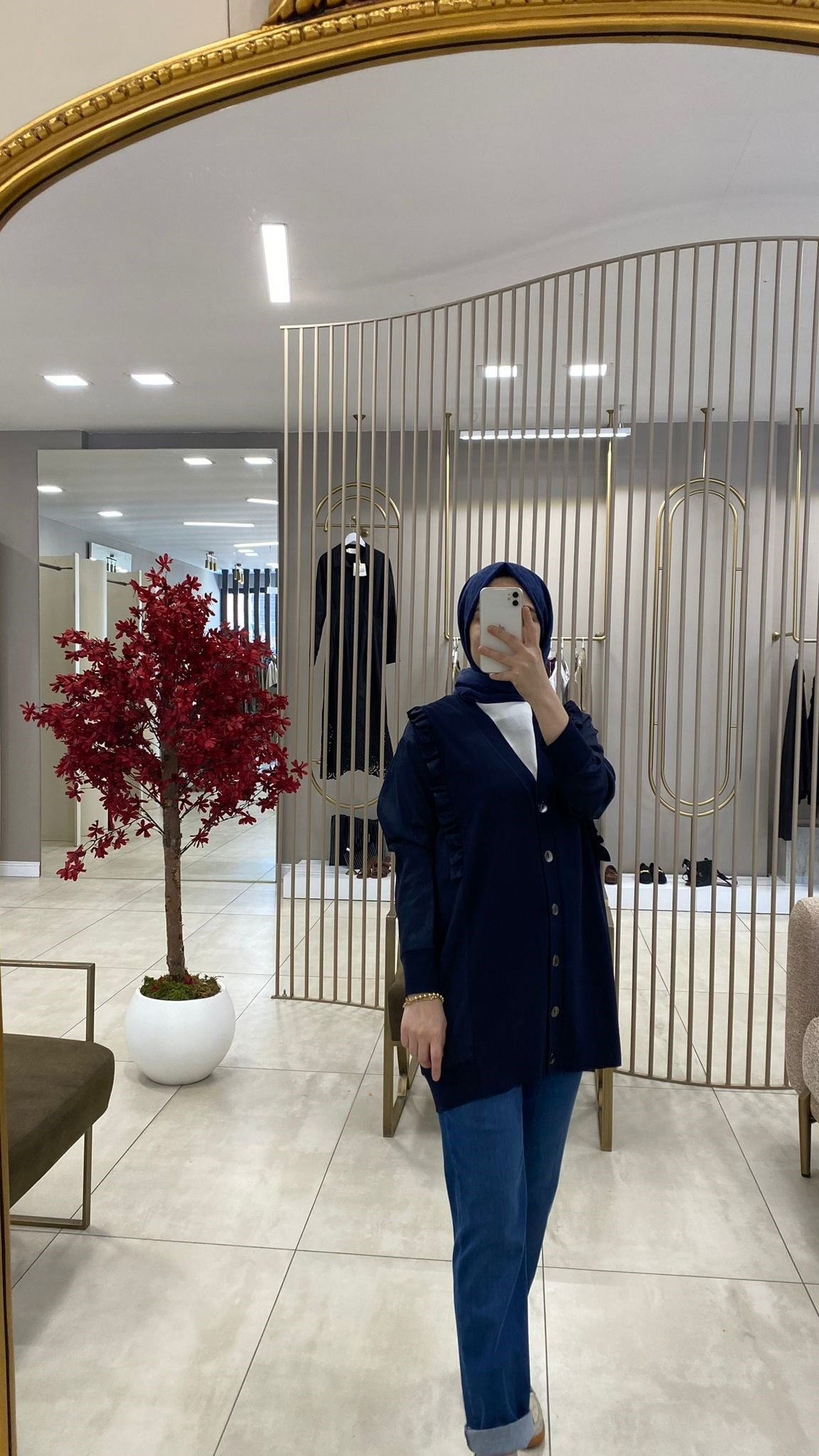 TIĞ TRİKO FIRFIR DETAYLI MERSERİZE HIRKA