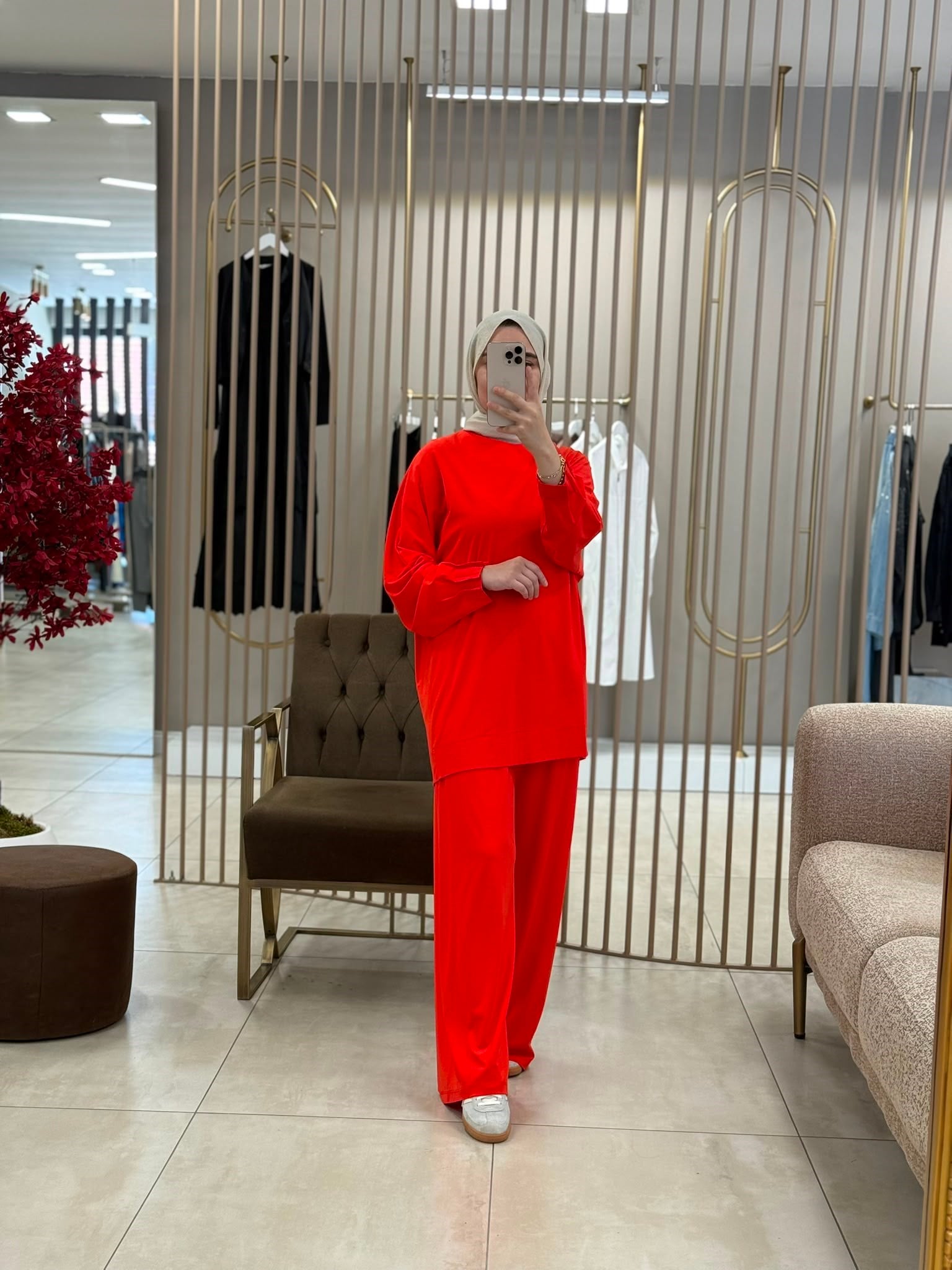 TIĞ TRİKO NAR ÇİÇEĞİ RAHAT TAKIM
