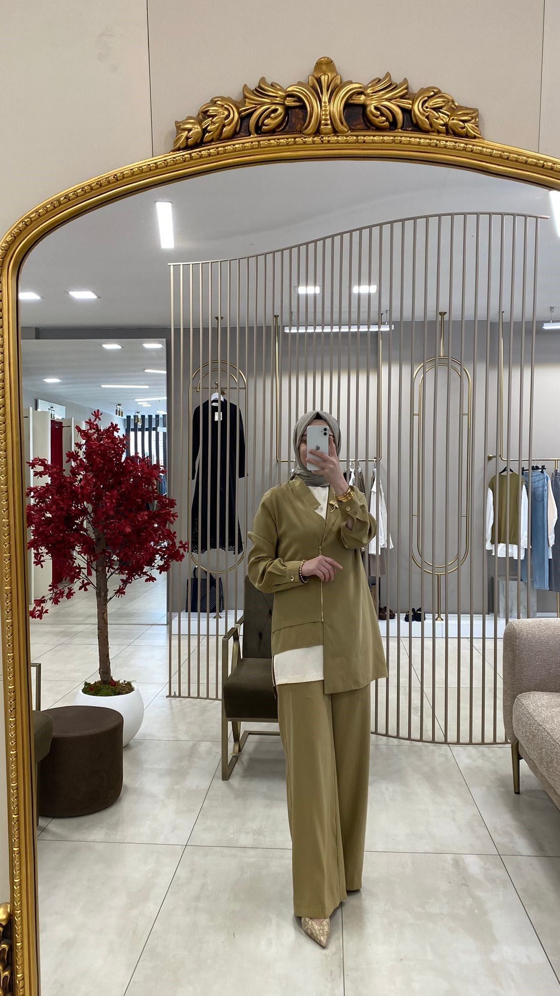 TIĞ TRİKO ÜÇLÜ TAKIM OLİVE 