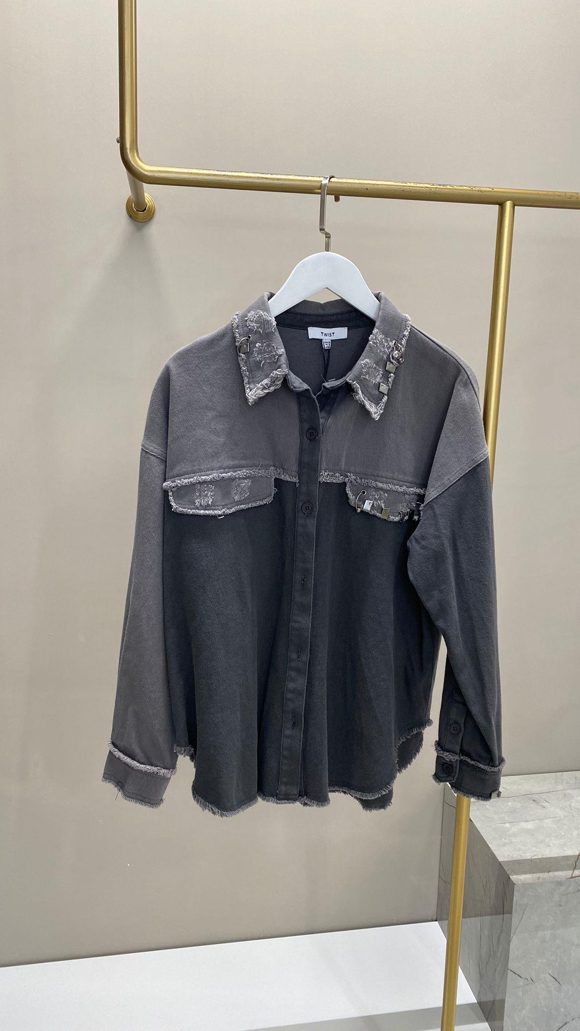 TWİST ANTRASİT KOT CEKET