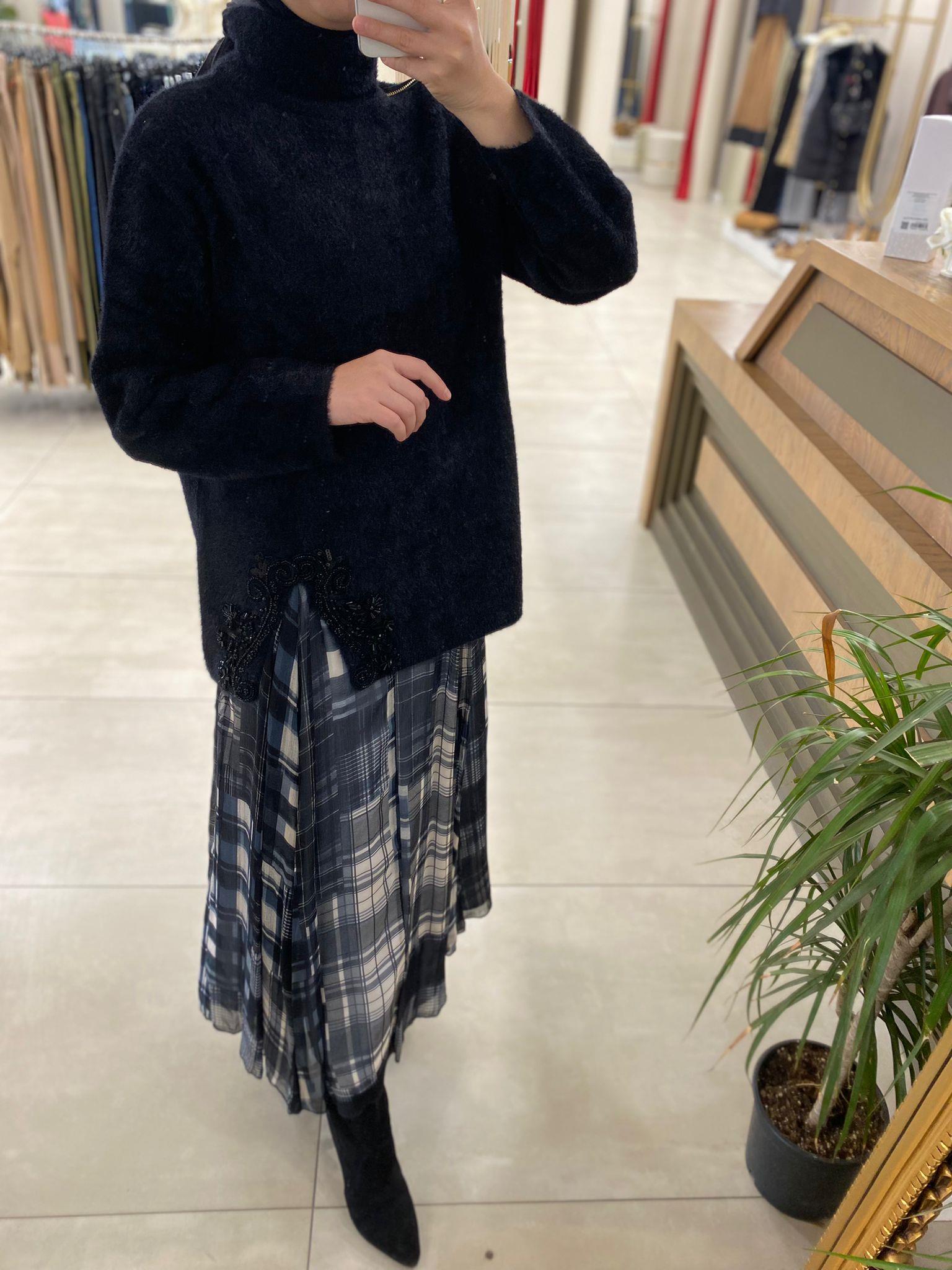 VENÖVE PERA TRİKO SİYAH