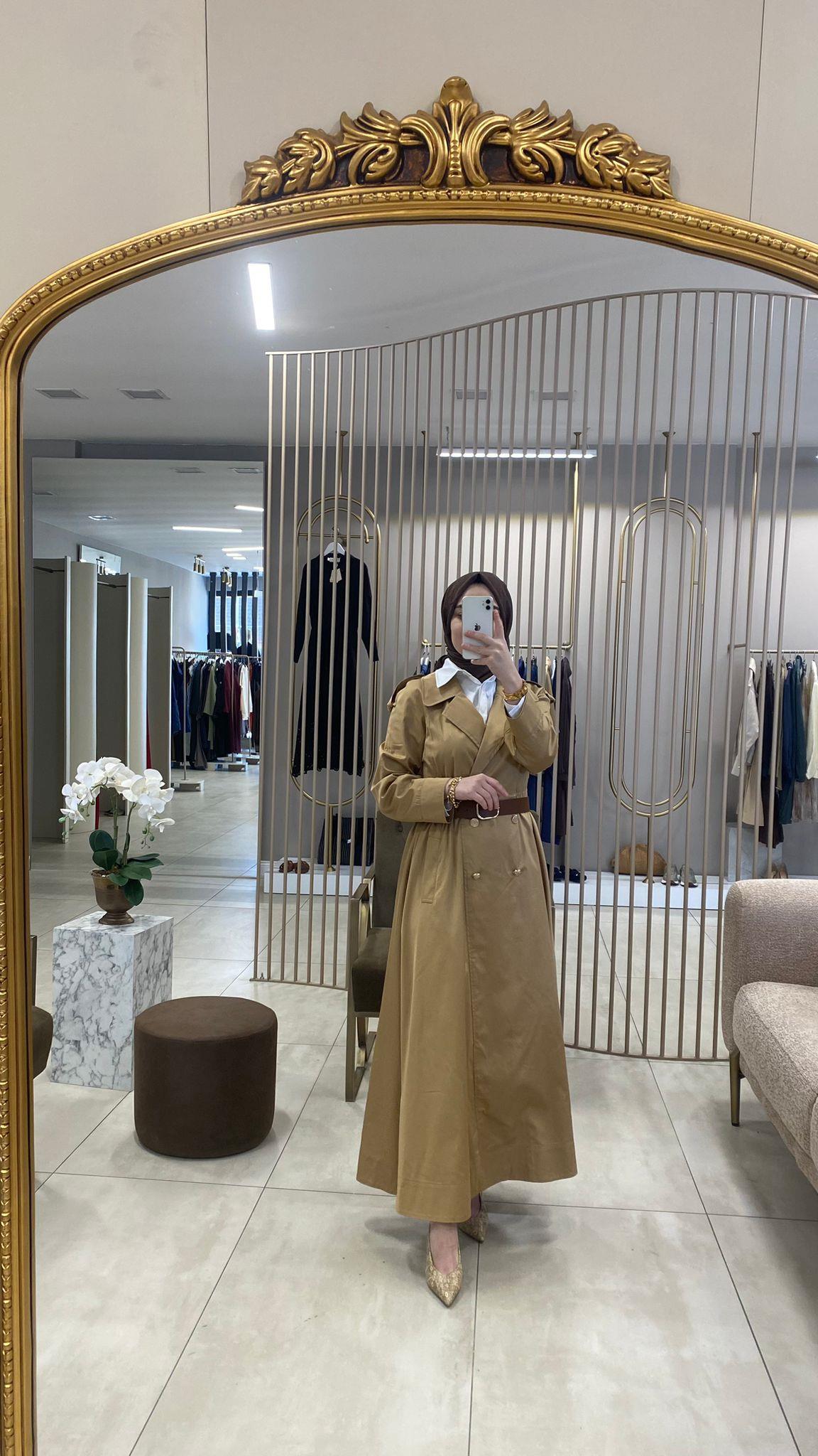 VENÖVE ZORA ELBİSE BEJ RENK