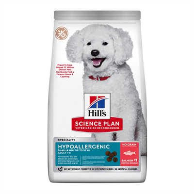Hill's SP Hipoalerjenik Tahılsız Somonlu Küçük ve Mini Irk Yetişkin Köpek Maması 6KG