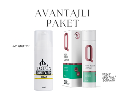 Tolun Saç Kapatıcı & Bitkisel Vegan Şampuan
