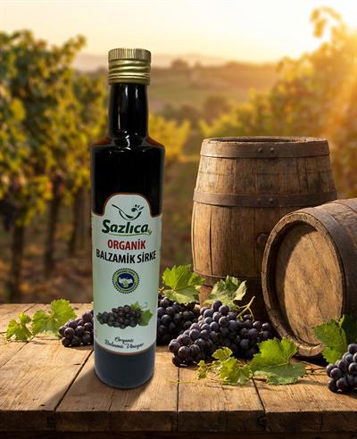 Sirke > Sazlıca Organik Balzamik Sirke 500ML