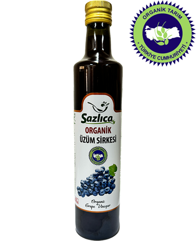 Sazlıca Organik Üzüm Sirkesi 500 ML