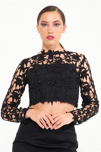 Siyah Büstiyerli Abiye