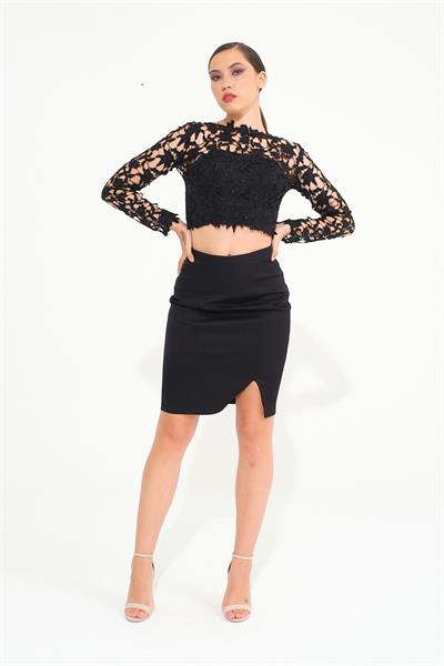 Siyah Büstiyerli Abiye