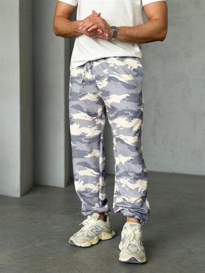 KAMUFLAJ STOPER PAÇA ÇİZGİLİ JOGGER