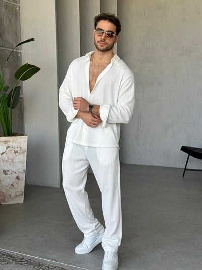 Seul Kumaş Takım M - Beyaz