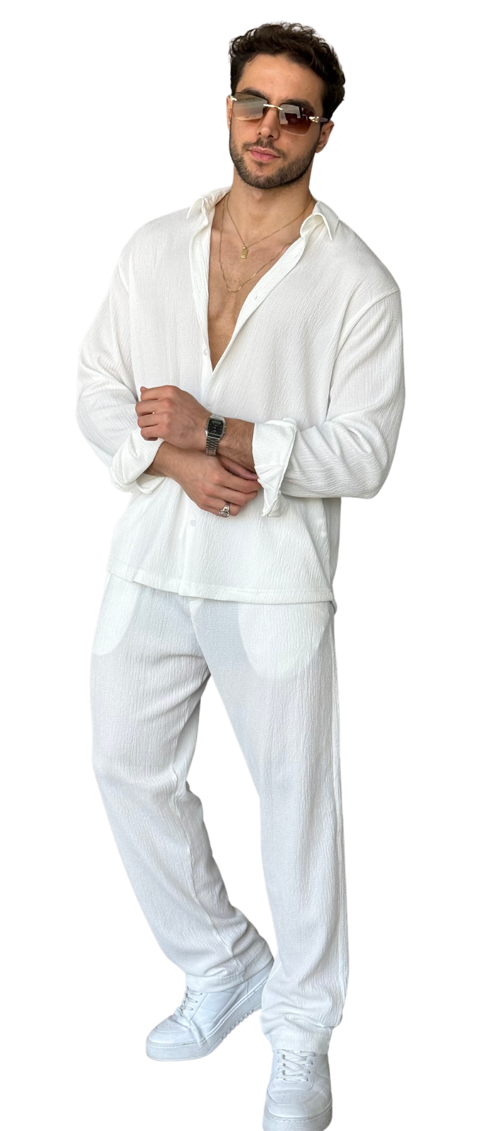 Seul Kumaş Takım M - Beyaz