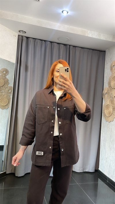 Kahverengi Chic Ceket