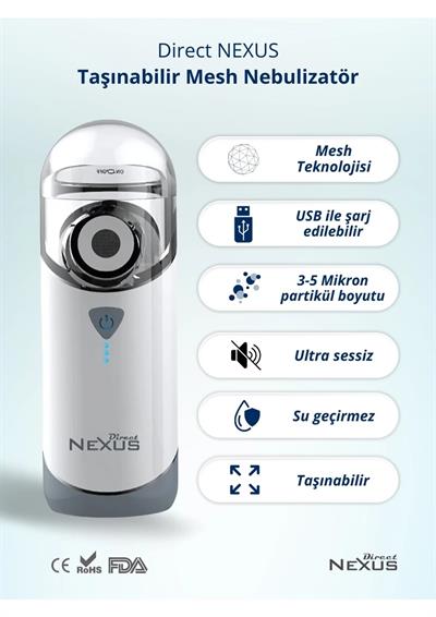 Mesh Şarjlı Nebulizatör