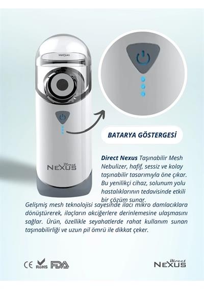 Mesh Şarjlı Nebulizatör