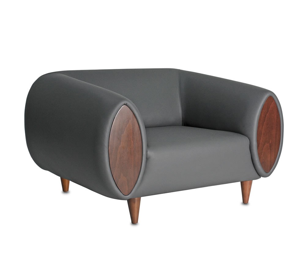 Elips Tekli Ofis Kanepeleri