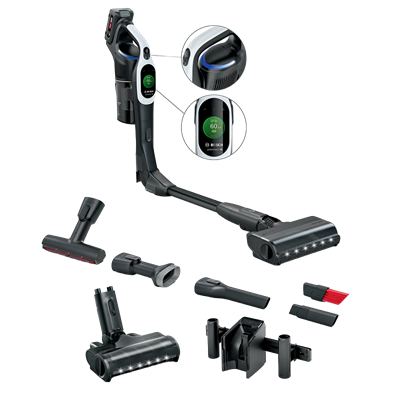 Bosch Unlimited 10 Beyaz BCS1041WAC Dikey Şarjlı Süpürge