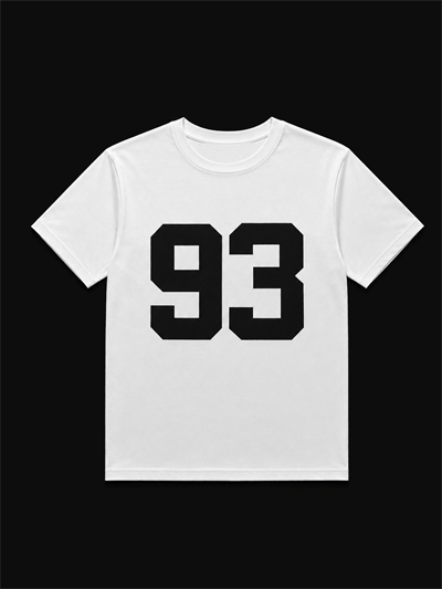 93 Baskılı Bisiklet Yaka Tshirt 