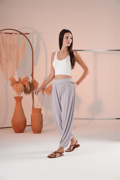 Cepli Pileli Şalvar Pantolon 