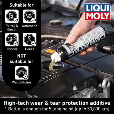 LIQUI MOLY Longtime High Tech 5W-30 5 lt Motor Yağı & LIQUI MOLY 7181 Cera Tec 300 ml Motor Yağı Katkısı - Motor Bakım Seti