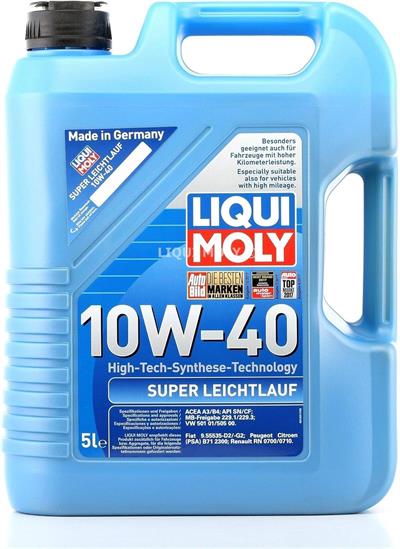LIQUI MOLY Super Leichtlauf 10W-40 5L & LIQUI MOLY 7181 Cera Tec 300 ml Motor Yağı Katkısı - Motor Bakım Seti