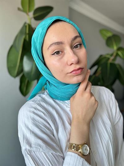 Pilise Eşarp- Turkuaz