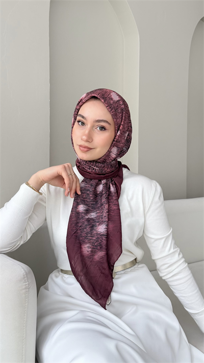 Bambi Bambu Kraş Eşarp - Gül Kurusu