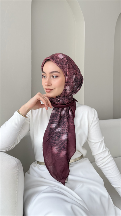 Bambi Bambu Kraş Eşarp - Gül Kurusu