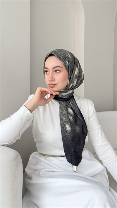 Bambi Bambu Kraş Eşarp - Yeşil