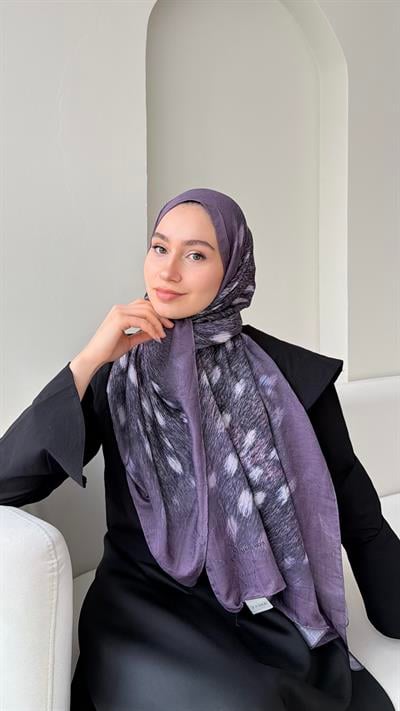 Bambi Bambu Kraş Şal - Lavanta