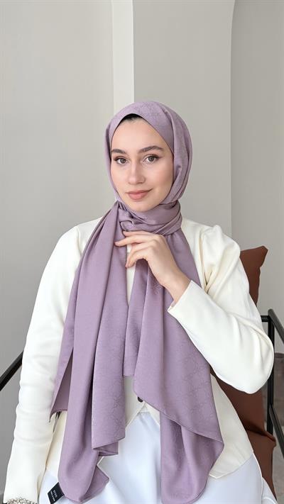Dalya İpeksi Jakar Şal - Lila