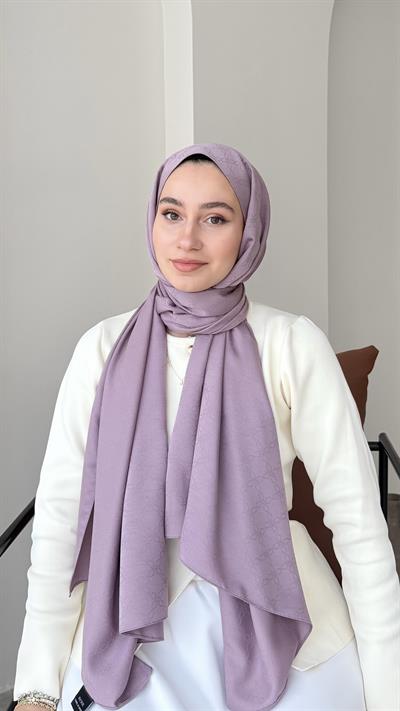 Dalya İpeksi Jakar Şal - Lila